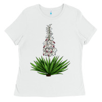 White Yucca Flower IIIustrations Ladies Tee - LillyAllenDesigns