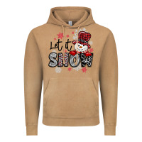Vintage Camel let it snow sowman snowflake Vintage Hoodie - MaliasSmallBusiness