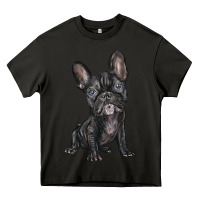 Asphalt french bulldog Heavy Core Tee - BarkalooDesign