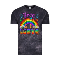 Cloud Black Western Free To Be Lgbtq Vintage Tee - BundleAndBundleShop