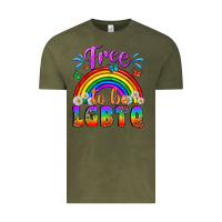Vintage Olive Western Free To Be Lgbtq Vintage Tee - BundleAndBundleShop