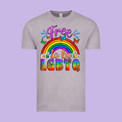 Western Free To Be Lgbtq Vintage Tee Designed By Bundleandbundleshop