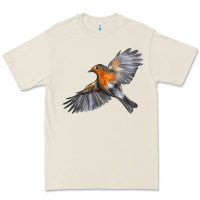 Bone Flying American Robin Premium Tee - LillyAllenDesigns