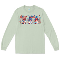 Matcha 4th of july gnomes libbey glass Long Sleeve Tee - RanaPortraitStore