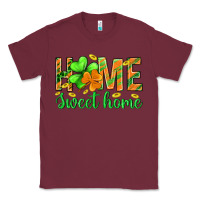 Burgundy st.patrick home sweet home Classic Tee - BundleAndBundleShop