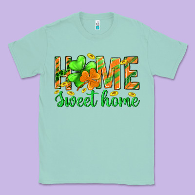 St.patrick Home Sweet Home Classic Tee Designed By Bundleandbundleshop