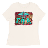 Bone western nurse certified nurse  assistant medilcal symbol  background Ladies Tee - BarkalooDesign