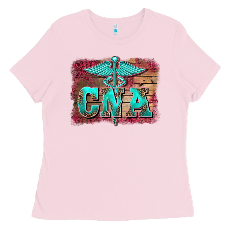 Western Nurse Certified Nurse  Assistant Medilcal Symbol  Background Ladies Tee by BarkalooDesign | Teevron