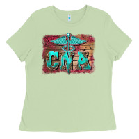 Matcha western nurse certified nurse  assistant medilcal symbol  background Ladies Tee - BarkalooDesign