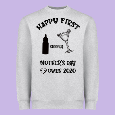 Happy Fırst Cheers Mother's Day Owen 2020 Heavyweight Sweatshirt Designed By Bettercallsaul