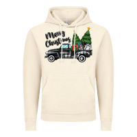 Vintage Artic merry christmas truck Vintage Hoodie - MaliasSmallBusiness