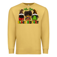 Antique Gold We are black history Premium Sweatshirt - FaDigitalArtStudio