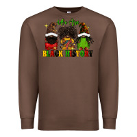 Chestnut We are black history Premium Sweatshirt - FaDigitalArtStudio