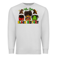 Dove Grey We are black history Premium Sweatshirt - FaDigitalArtStudio