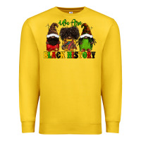 Lemon We are black history Premium Sweatshirt - FaDigitalArtStudio
