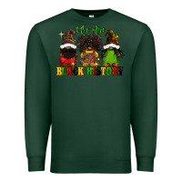 Sports Green We are black history Premium Sweatshirt - FaDigitalArtStudio