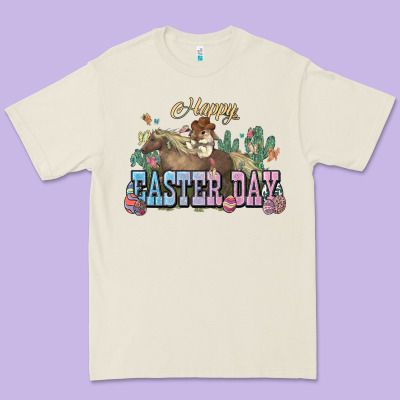 Happy Easter Day Rodeo Premium Tee Designed By Nancycooperartshop