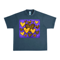 Midnight Navy team spirit color purple and gold Urban Heavy Tee - JahusDesignShop