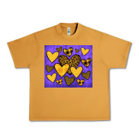 Team Spirit Color Purple And Gold Urban Heavy Tee | Teevron
