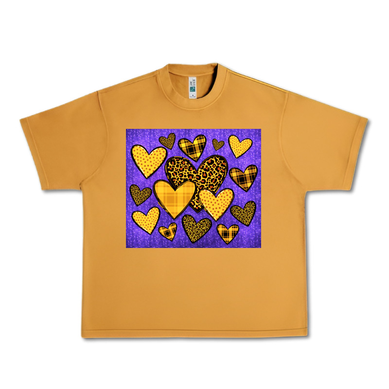 Team Spirit Color Purple And Gold Urban Heavy Tee by JahusDesignShop | Teevron