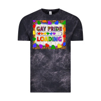 Cloud Black Gay Pride Loading LGBTQ Tumbler Vintage Tee - BundleAndBundleShop