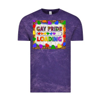 Cloud Purple Gay Pride Loading LGBTQ Tumbler Vintage Tee - BundleAndBundleShop
