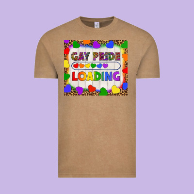 Gay Pride Loading Lgbtq Tumbler Vintage Tee Designed By Bundleandbundleshop