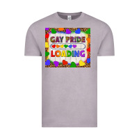 Vintage Zinc Gay Pride Loading LGBTQ Tumbler Vintage Tee - BundleAndBundleShop