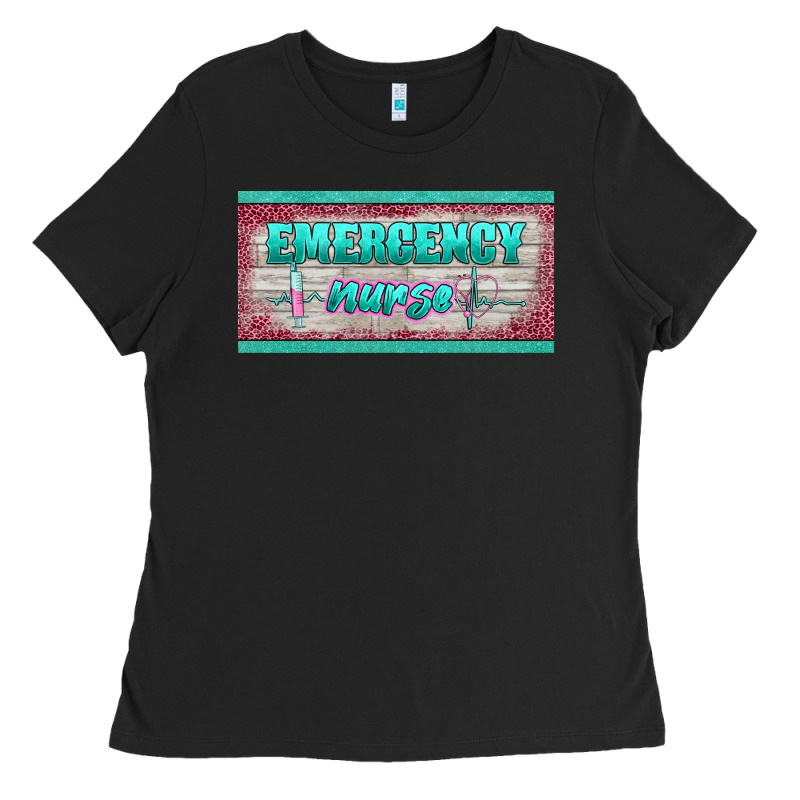 Western Emergency Nurse License Plate Template Ladies Tee by BarkalooDesign | Teevron