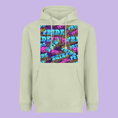 Pride Tribe Seamless Pattern Heavyweight Hoodie Designed By Fadigitalartstudio