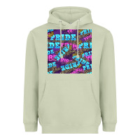 Matcha pride tribe seamless pattern Heavyweight Hoodie - FaDigitalArtStudio