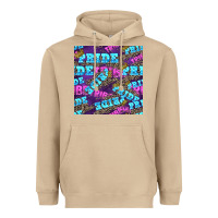Mushroom pride tribe seamless pattern Heavyweight Hoodie - FaDigitalArtStudio