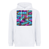 White pride tribe seamless pattern Heavyweight Hoodie - FaDigitalArtStudio