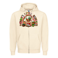 Sandshell mommys little reindeer christmas Zipper Hoodie - CowGirlArtShop