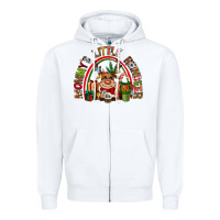 White mommys little reindeer christmas Zipper Hoodie - CowGirlArtShop