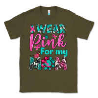 Army Green I Wear Pink For My Mom Classic Tee - BundleAndBundleShop