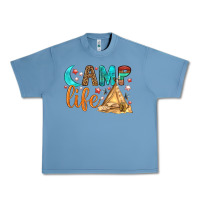Pebble Blue Camp Life Urban Heavy Tee - BundleAndBundleShop