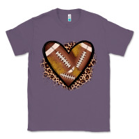 Lavender heart football Classic Tee - JahusDesignShop