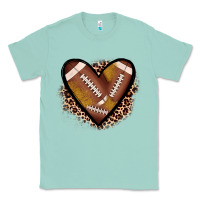 Seafoam heart football Classic Tee - JahusDesignShop
