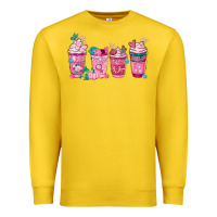 Lemon Breast Cancer Coffee Cups Premium Sweatshirt - FaDigitalArtStudio