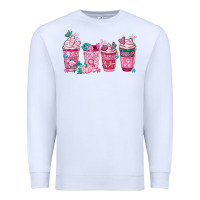 White Breast Cancer Coffee Cups Premium Sweatshirt - FaDigitalArtStudio