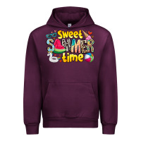 Mauve Wine summer time Urban Hoodie - CowhideDigitalArt