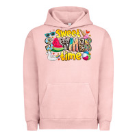 Pigment Salmon summer time Urban Hoodie - CowhideDigitalArt