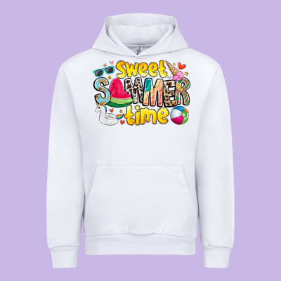 Summer Time Urban Hoodie Designed By Cowhidedigitalart