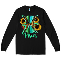 Black Pisces Zodiac Long Sleeve Tee - Bettercallsaul