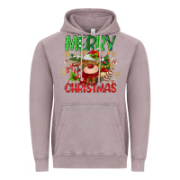 Vintage Zinc merry christmas deer Vintage Hoodie - MaliasSmallBusiness