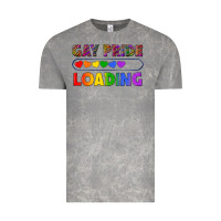 Cloud Rock Western Gay Pride Loading LGBTQ+ Vintage Tee - BundleAndBundleShop