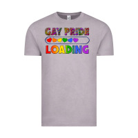 Vintage Zinc Western Gay Pride Loading LGBTQ+ Vintage Tee - BundleAndBundleShop