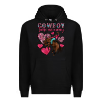 Black cowboy take me away Premium Hoodie - OliviaCreatesArt