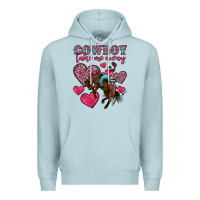 Blue Mist cowboy take me away Premium Hoodie - OliviaCreatesArt